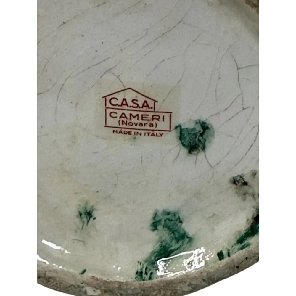 Casa Cameri Novara Decanters/ Hand Painted / Made in Italy